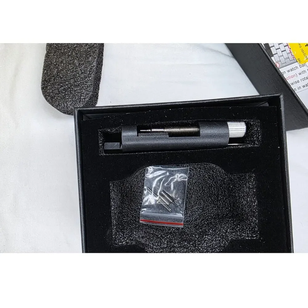 Black Stainless Steel Band Case For Apple Watch 46mm Series 11 10